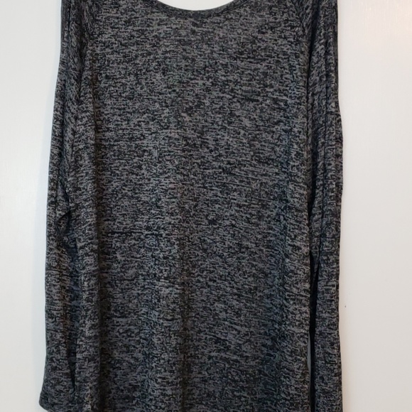 PerSeption Concept blk gray variegated top Women's Size XL - Picture 6 of 7